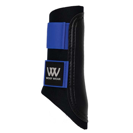 Woof Wear Club Brushing Boot #colour_black-electric-blue