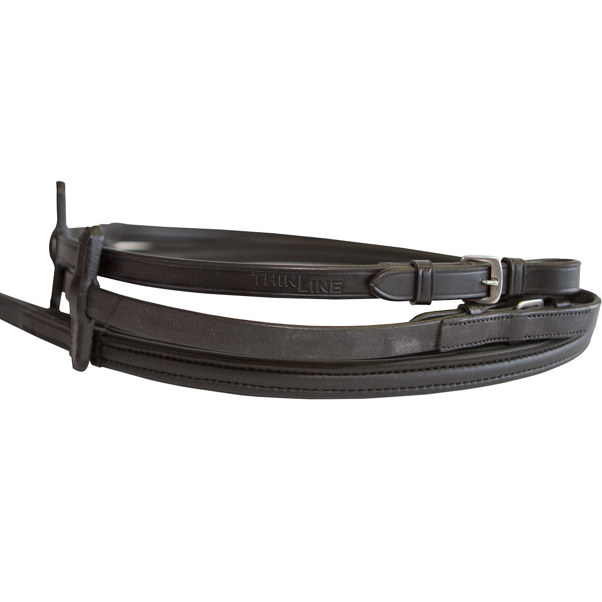 ThinLine English Buckle Reins with Stoppers