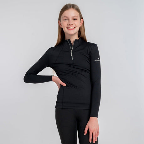 Mochara Childs Technical Recycled Base Layer #colour_black