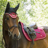 Back On Track Night Collection Dressage Saddle Pad #colour_red