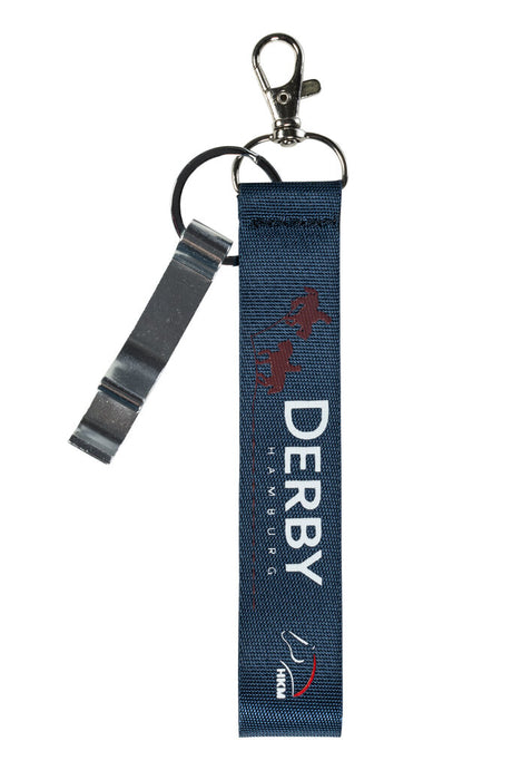 HKM Keychain With Bottle Opener -Derby- #colour_deep-blue