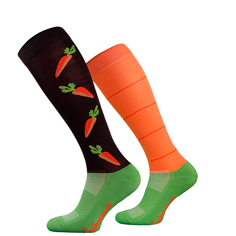 COMODO Adults Novelty Fun Socks Zanahorias